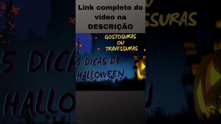 [5 DICAS INCRIVEIS]  Dia das BRUXAS – Halloween – Faça você mesmo