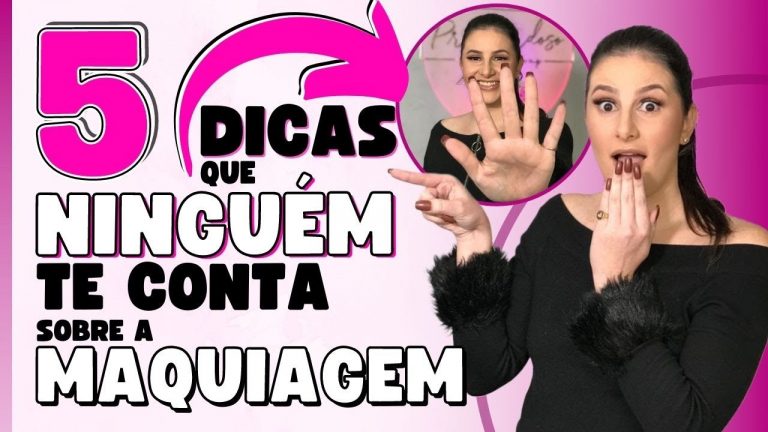 5 DICAS de MAQUIAGEM para INICIANTES que NINGUÉM TE CONTOU!