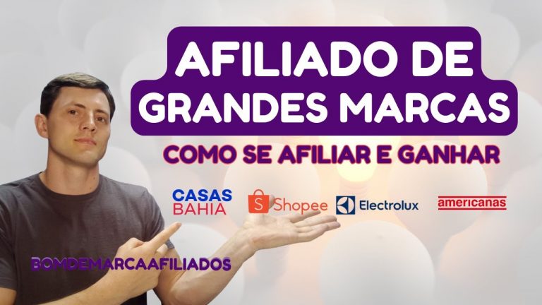 AFILIADO DE PRODUTOS FÍSICOS DE GRANDES MARCAS, COMO FAÇO PARA GANHAR?