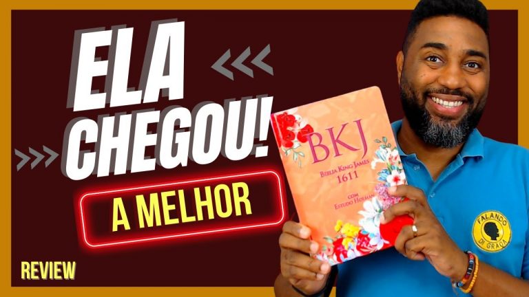 🔴 BÍBLIA KING JAMES 1611 COM ESTUDO HOLMAN – Capa Feminina – BKJ1611 | Flávio Sacramento