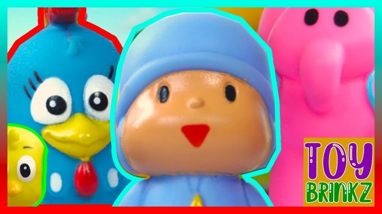 BRINQUEDOS DEDOCHES DA GALINHA PINTADINHA E POCOYO – Em Português