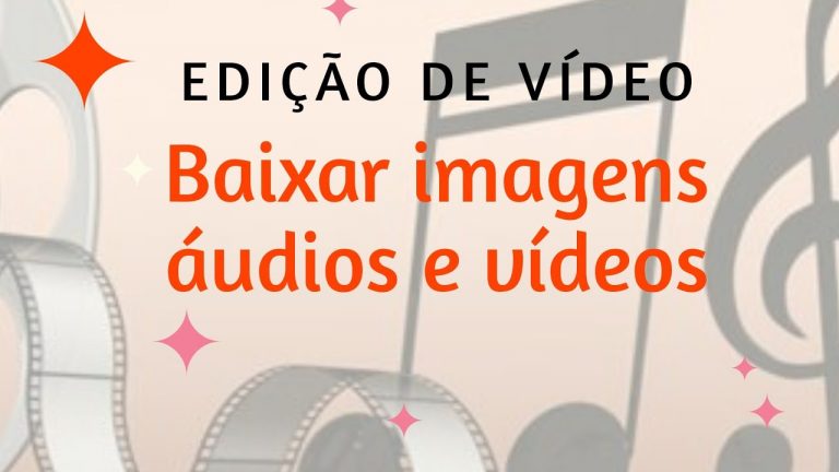 Baixando os vídeos e imagens pra editar no Kine Master