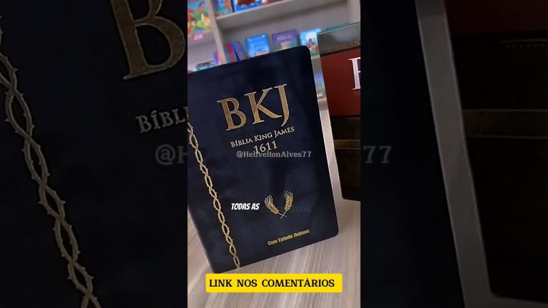 Bíblia King James 1611 de Estudo Holman #biblia #bíbliadeestudo #kingjames #ytshorts #palavradedeus