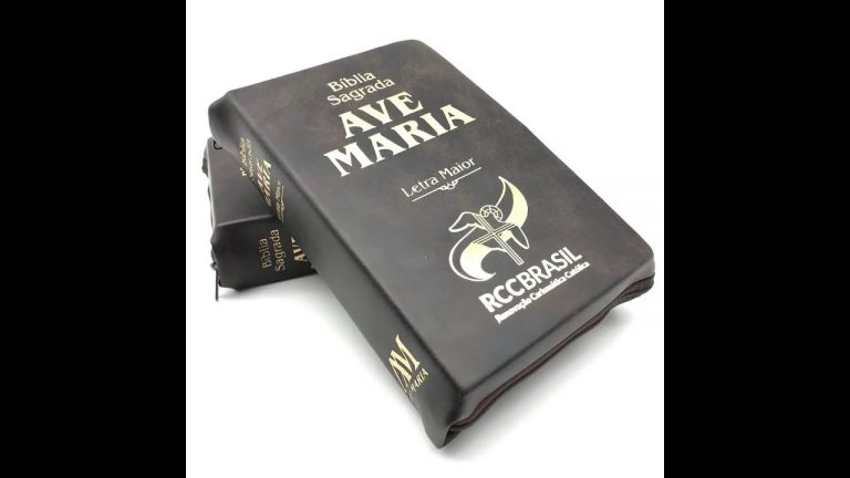 Biblia Sagrada Ave Maria Letra Grande RCC