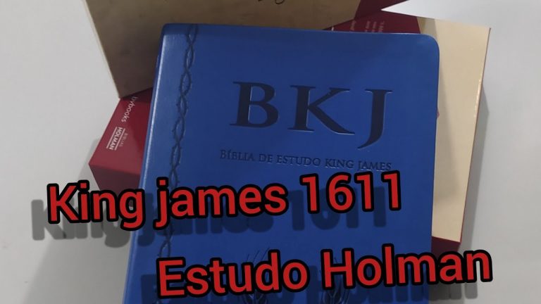 Biblia king James 1611/Holman Azul 2° edição 2019