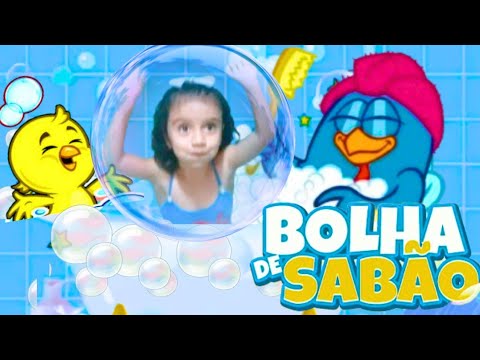 Bolha de Sabão Galinha Pintadinha/Galinha Pintadinha mini/Banho Música infantil/Bolha de sabão