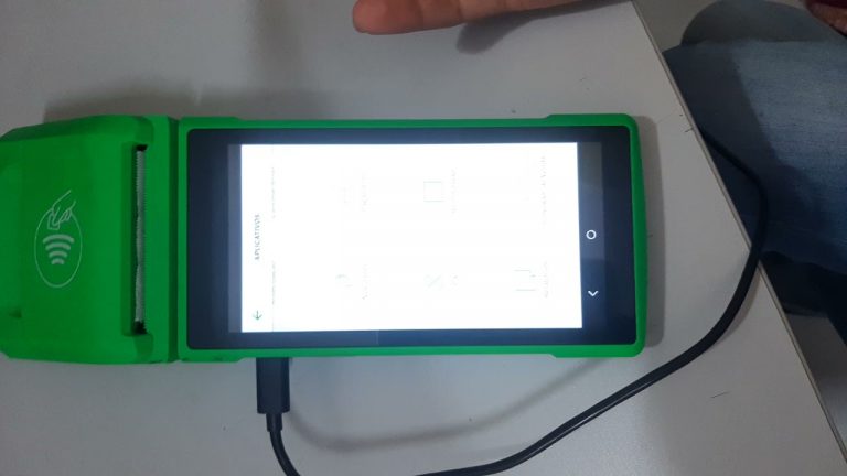 COMO ACESSAR A CÂMERA DA MAQUININHA DE CARTÃO AO INVÉS DE IMPRIMIR FOTOS APENAS VIA BLUETOOTH