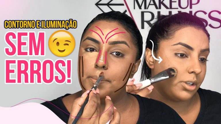 COMO FAZER CONTORNO E ILUMINAÇÃO PARA PELE NEGRA | SUPER FÁCIL NÍVEL INICIANTE | Makeuprhaissa