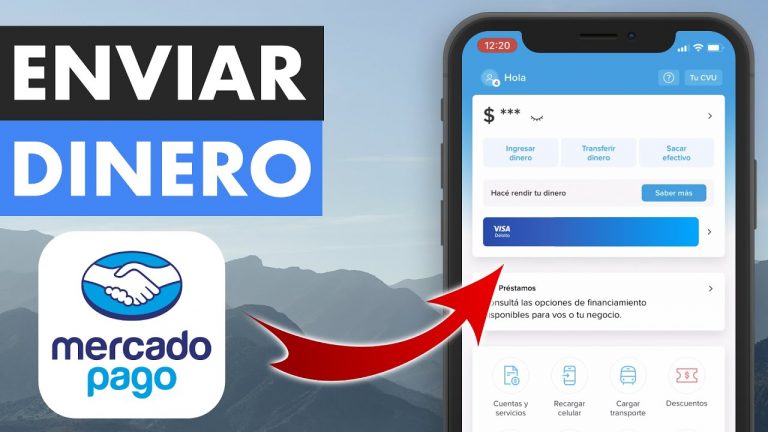 CÓMO TRANSFERIR DINERO POR MERCADOPAGO