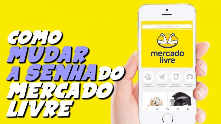 Como MUDAR SENHA do MERCADO LIVRE pelo CELULAR ou TABLET