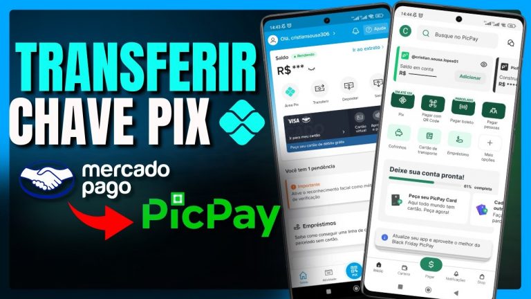 Como Transferir a Chave Pix do Mercado Pago para o Picpay