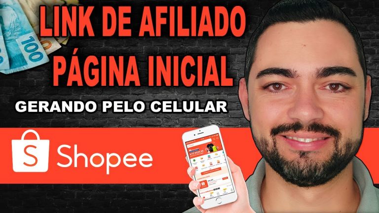 Como divulgar Link de Afiliado Shopee da Página Inicial pelo Celular – Passo a Passo Afiliado Shopee