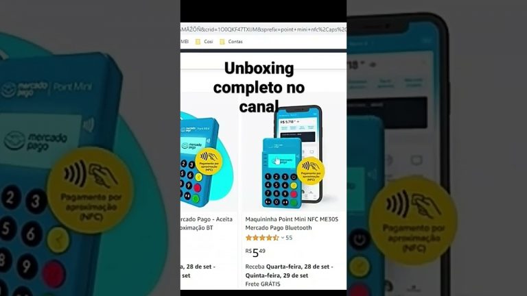 Comprei uma maquininha cartão bluetooth do Mercado Pago por R$ 5,00 na Amazon