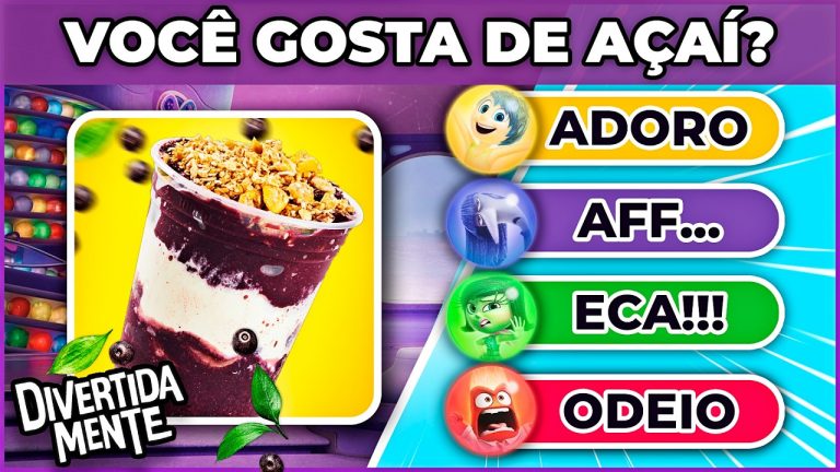 😨🤬🤢 DIVERTIDA MENTE | QUAL EMOÇÃO VOCÊ ESCOLHE? | Avalie a comida #macaquiz  #quiz