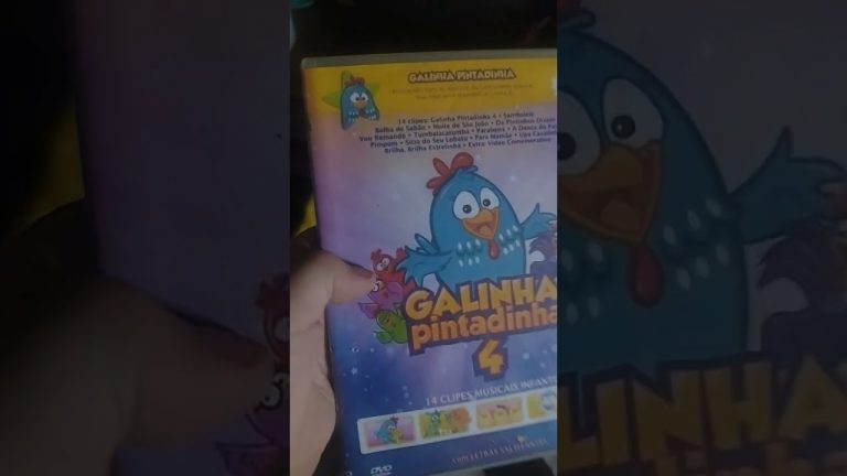 DVD da Galinha Pintadinha 4 Cineminha com Amigos