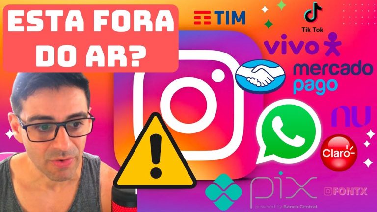 ESTÁ FORA DO AR? COMO SABER SE MERCADO PAGO, INSTAGRAM, WHATSAPP, VIVO E OUTROS ESTÃO OPERANDO CERTO