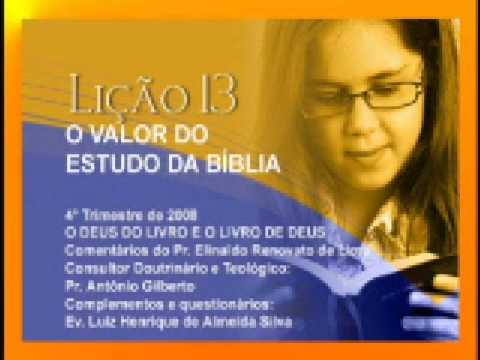 Estudo da Biblia, pte1 Licao13 4Trim2008, EvHenrique