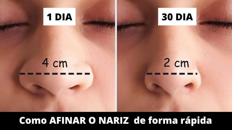 Exercícios para AFINAR O NARIZ sem MAQUIAGEM