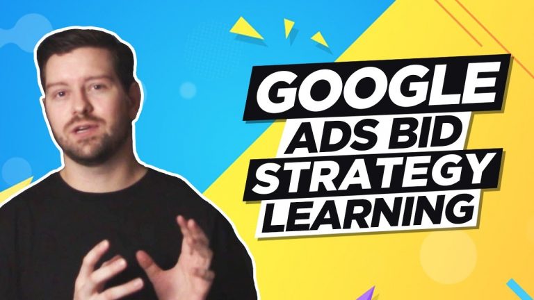 Google Ads Bid Strategy Learning