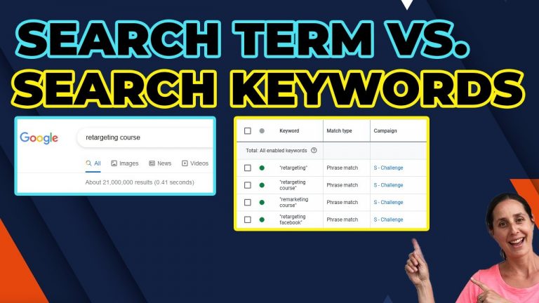 Google Ads Search Term vs Search Keywords | Google Ads Explained