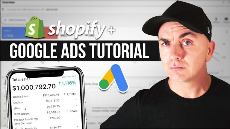 Google Ads + Shopify Tutorial For Beginners in 2023 (Step-By-Step Advanced Tutorial)