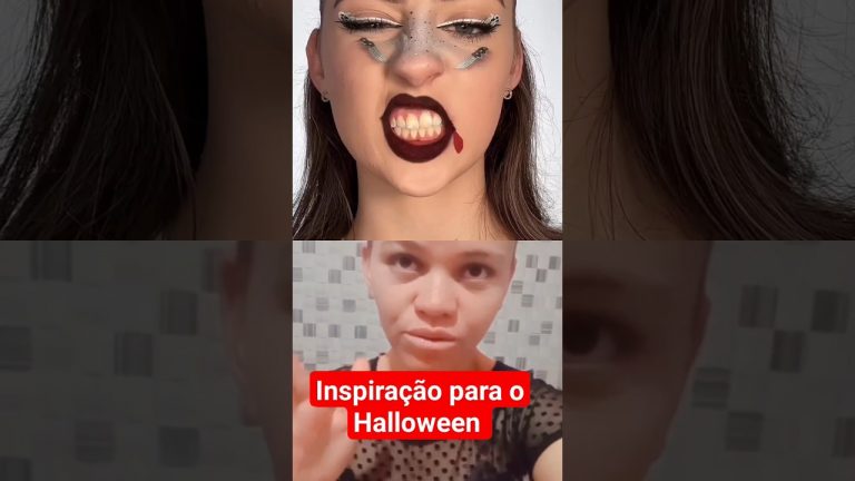 Inspiração de maquiagem para o Halloween #shorts #short #shortvideo #maquiagem #makeup #halloween