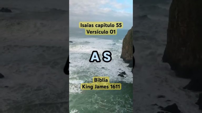 Isaías C55,V1 – Bíblia King James 1611 #biblia