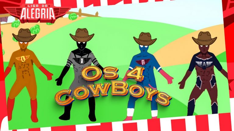 Liga da Alegria – Os 4 Cowboys ( Desenho )