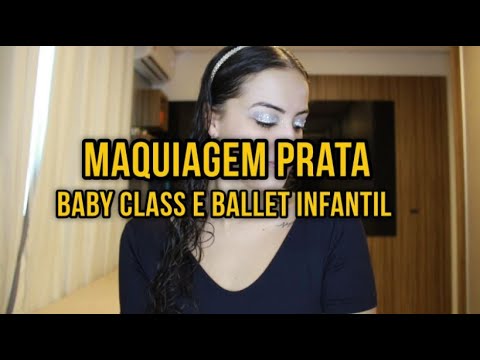 Maquiagem BÁSICA de palco PRATA – BABY CLASS E BALLET INFANTIL