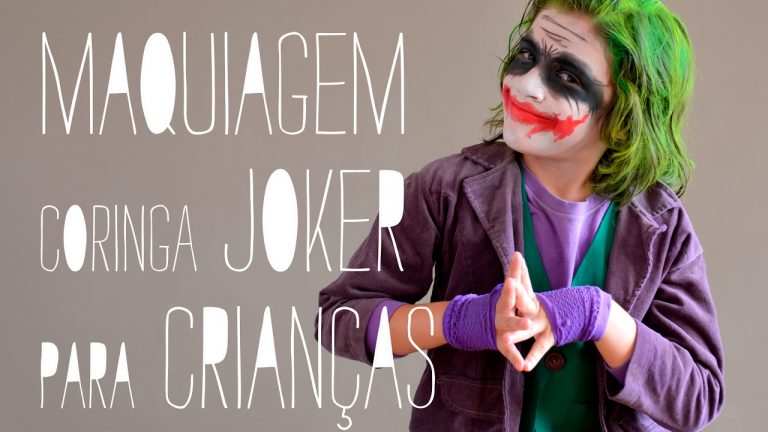 Maquiagem Coringa Joker para Crianças