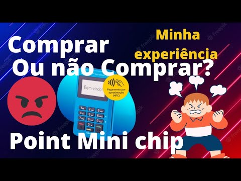 Point Mini chip do Mercado pago! Experiência terrível com essa maquininha de cartão!