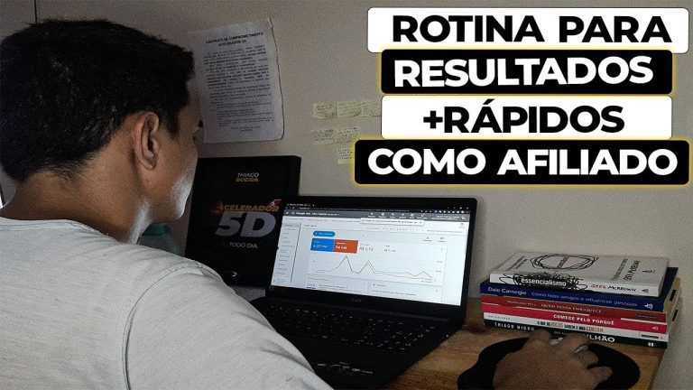 ROTINA QUE USEI PARA TER RESULTADOS +RÁPIDOS COMO AFILIADO