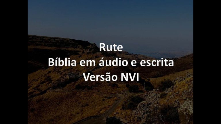 Rute Completo – Bíblia em áudio e escrita – Versão NVI