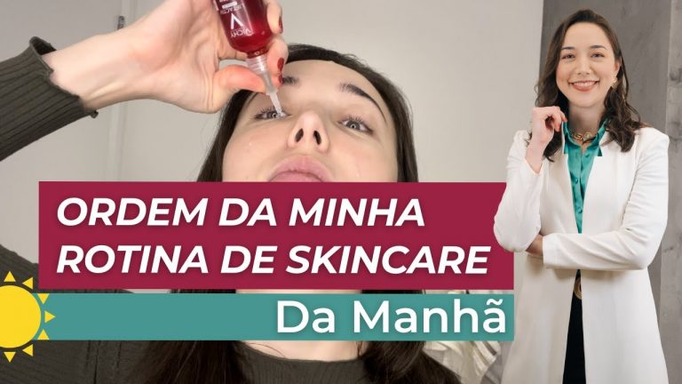 SKINCARE DA MANHÃ qual Ordem ideal?  Minha rotina de skincare da manha | Dra Marina Hayashida