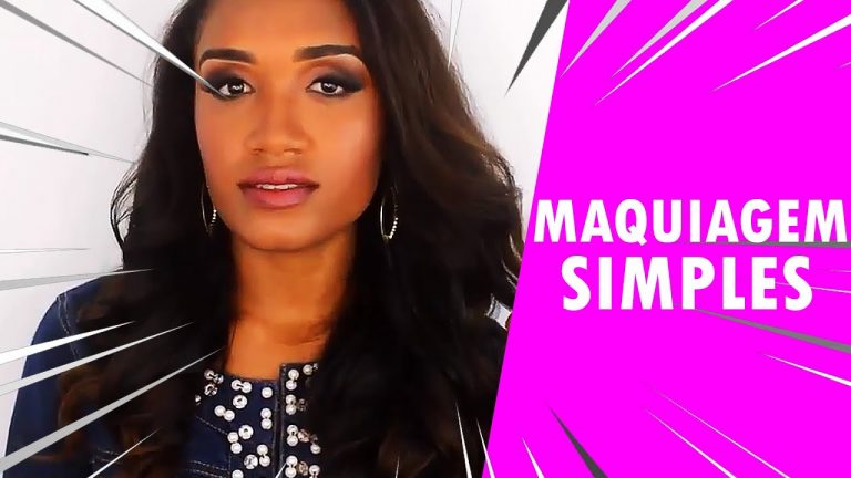 TUTORIAL DE MAQUIAGEM SIMPLES PARA INICIANTES PELE MORENA !!simples para iniciantes pele negra