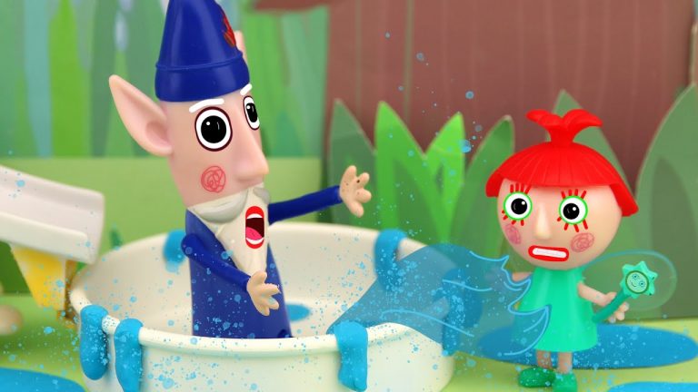 Water slide without water, Ben and Holly, Little Kingdom, 4K