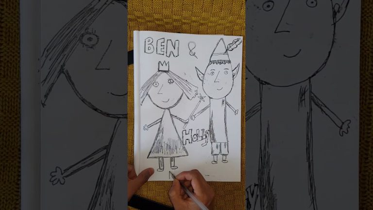 magical ART Ben AND holly Kingdom #youtubeshorts #trending #art #drawing #benandhollyslittlekingdom