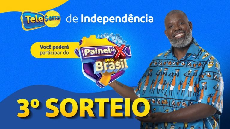 3º SORTEIO | RESULTADOS da TELE SENA de INDEPENDÊNCIA (18/08/2024)​