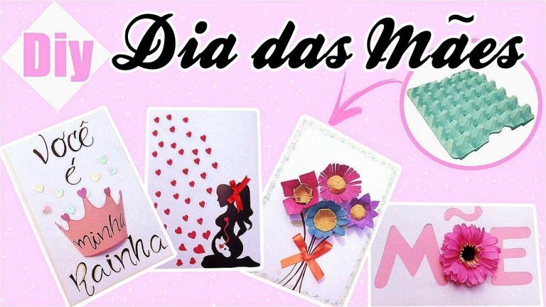 Diy: Dia das mães como fazer cartões 3d