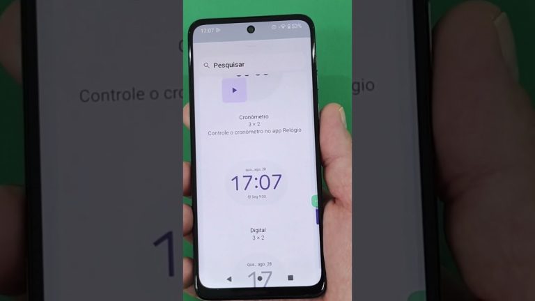 Colocar o RELÓGIO DIGITAL na tela de início do CELULAR  Motorola MOTO G14 #shorts #dicas