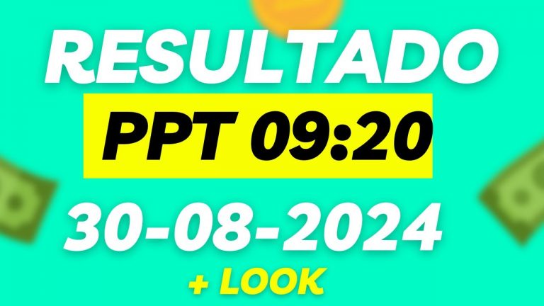 Jogo do bicho ao vivo – Resultado – ppt 30_08_2024