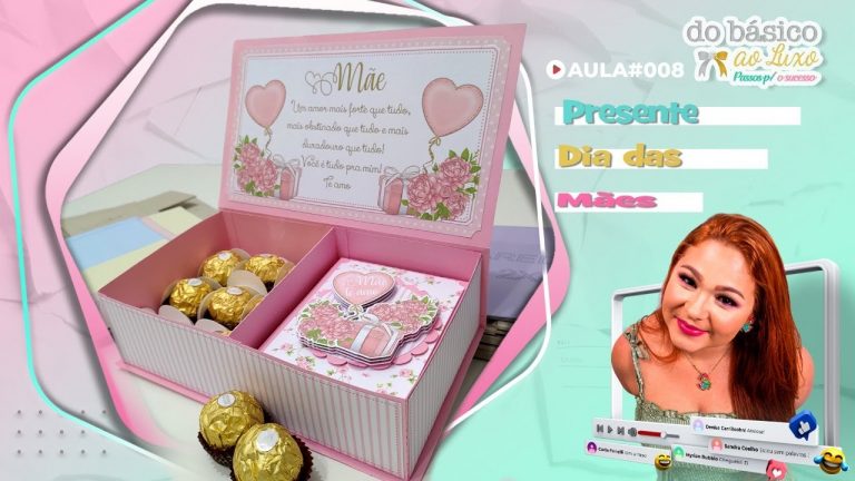 DIY Presente dia Das Mães na Tesoura: Papelaria Personalizada  – AULA#008