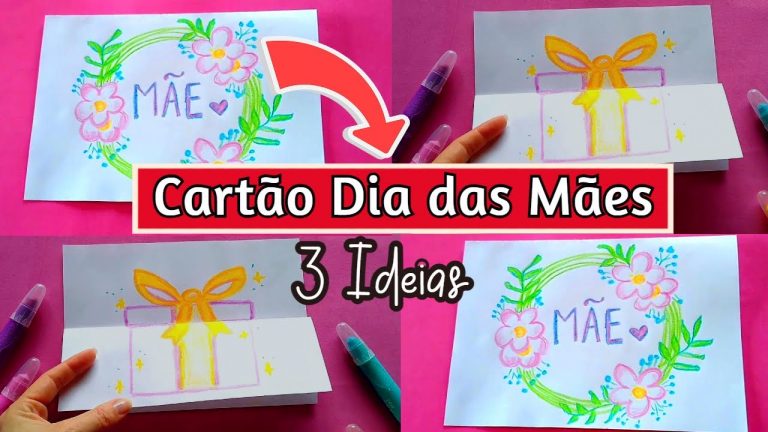 Como fazer Cartão Dia das Mães – 3 ideias: Cartão surpresa e efeito lousa #diy #arte