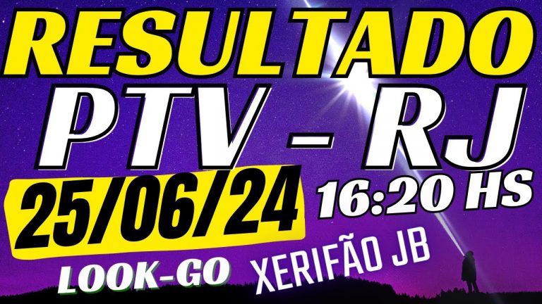 Resultado do jogo do bicho ao vivo – PTV – 16:20 25-06-24