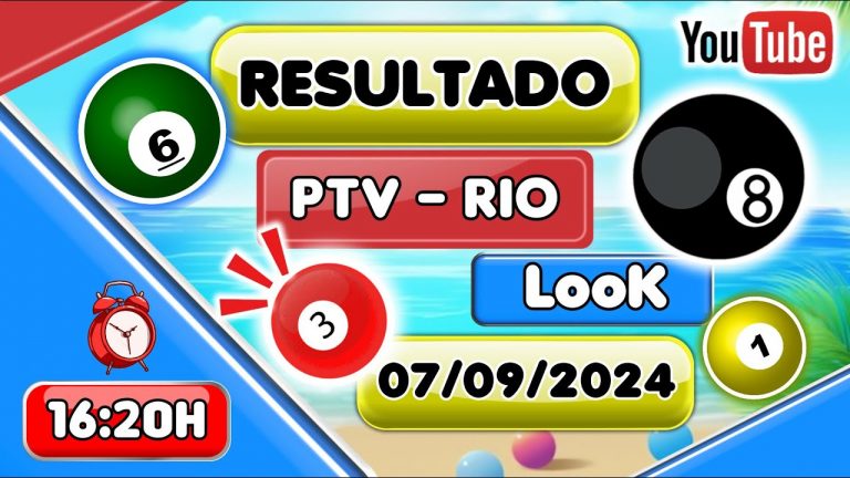 Resultado do jogo do bicho ao vivo – PTV RIO 16:20 07/09/2024 – SÁBADO