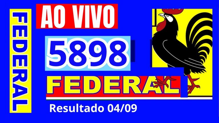 Resultado do Jogo do Bicho das 19 horas pela Loteria Federal 5898