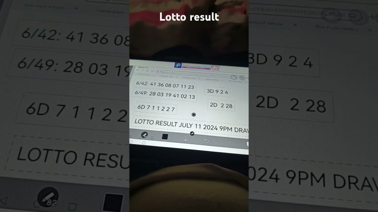 lotto result