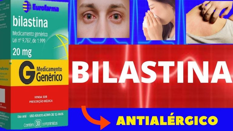 BILASTINA – PARA QUE SERVE, COMO USAR, COMO FUNCIONA, EFEITOS COLATERAIS – ANTIALÉRGICO