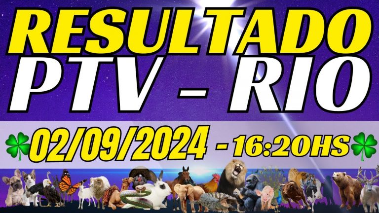 Resultado do jogo do bicho ao vivo PTV – look – 16HS 02-09-2024