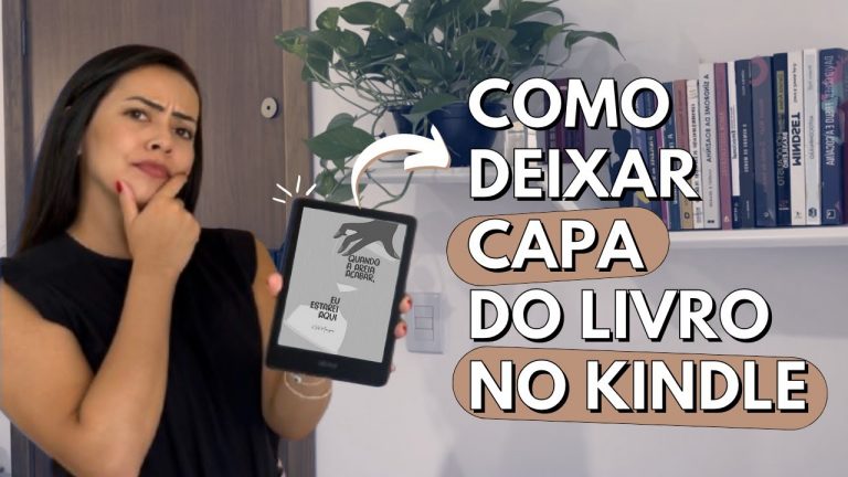 Como deixar a capa do livro no kindle